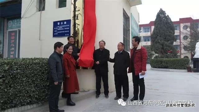 山西省河东中医少儿推拿学校附属医院（筹备）揭牌仪式举行(图3)